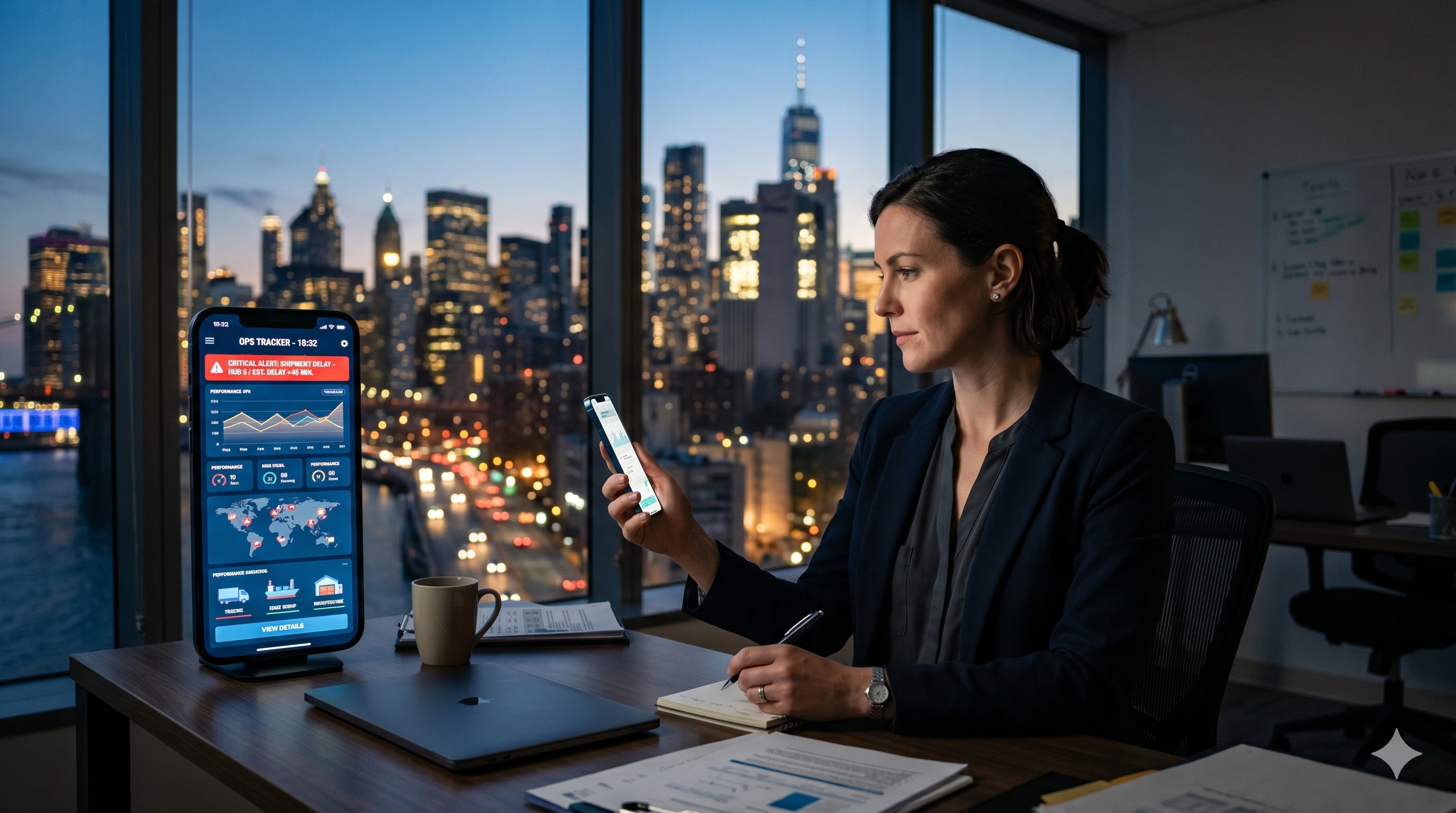 Cleaning no-show detection with real-time shift status and SMS alerts