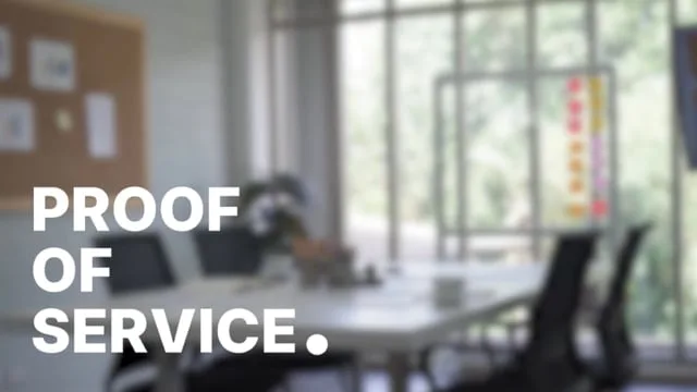 ProTeams proof of service report demo